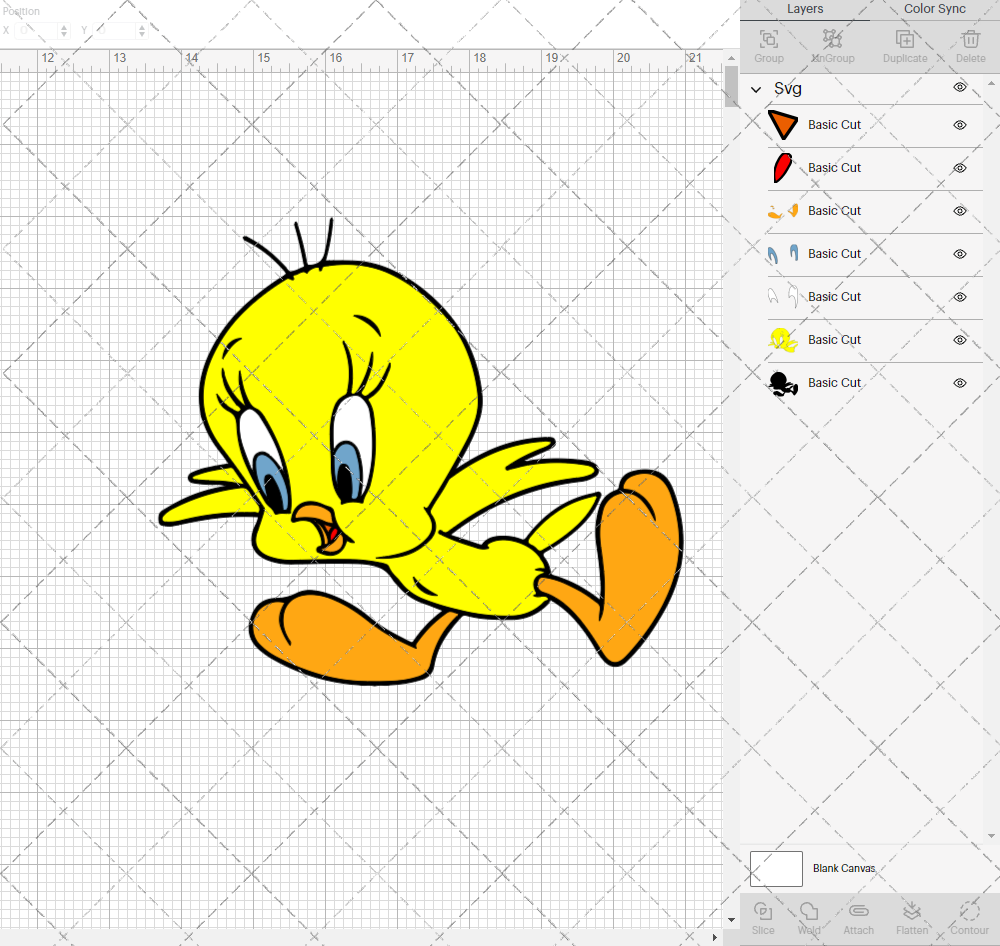 Tweety - Looney Tunes, Svg, Dxf, Eps, Png - SvgShopArt