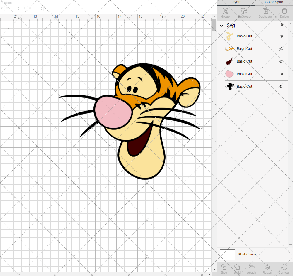 Tigger - Winnie The Pooh 007, Svg, Dxf, Eps, Png - SvgShopArt