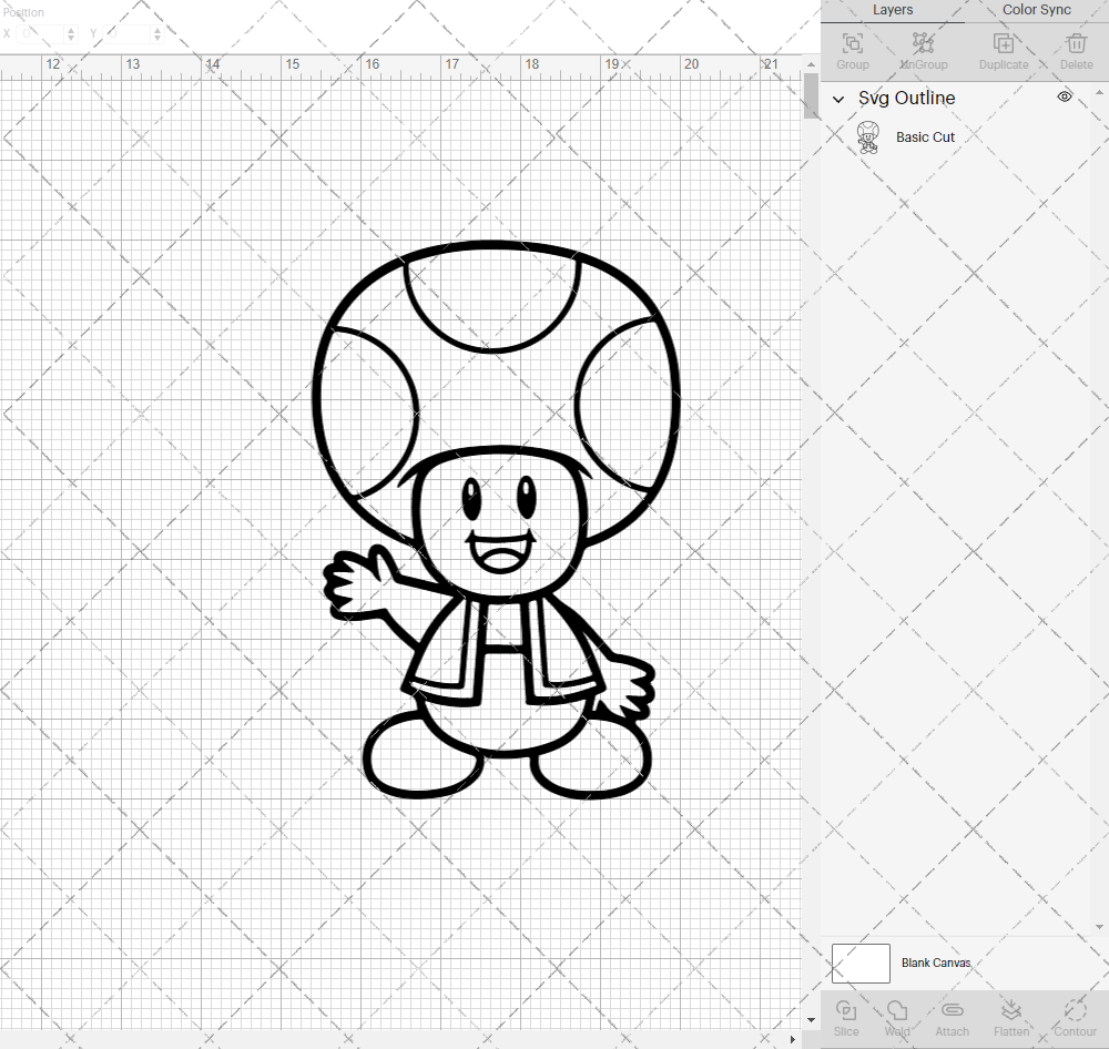 Toad - Super Mario Bros, Svg, Dxf, Eps, Png - SvgShopArt