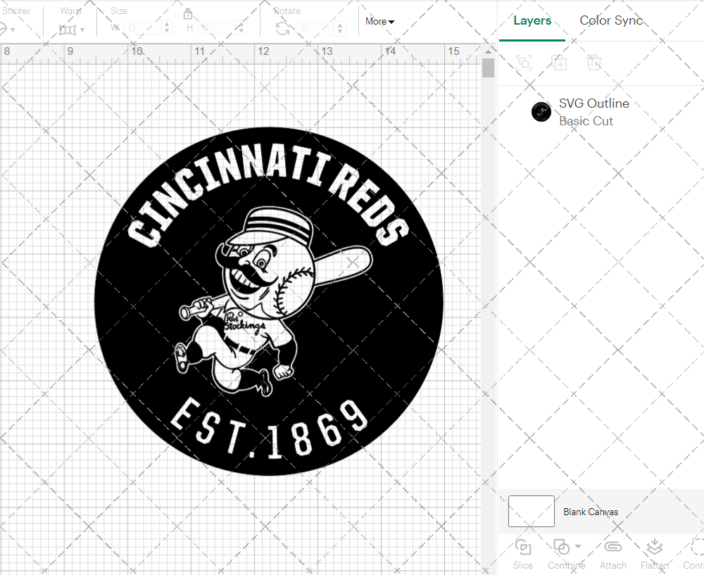 Cincinnati Reds Circle 1959, Svg, Dxf, Eps, Png - SvgShopArt