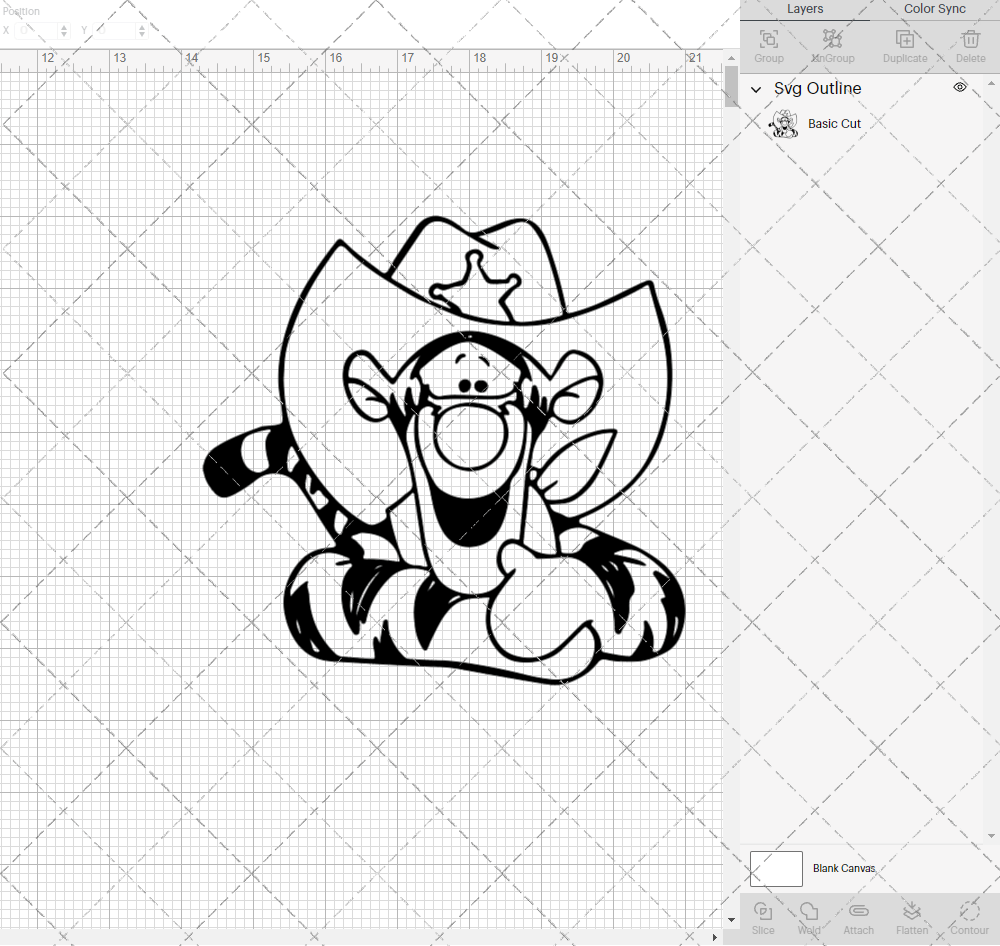 Tigger - Winnie The Pooh 002, Svg, Dxf, Eps, Png - SvgShopArt