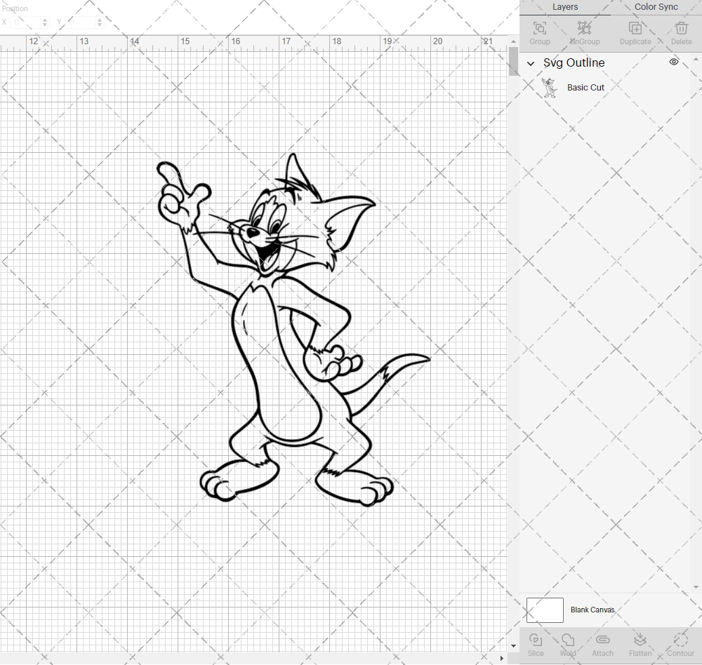 Tom - Tom and Jerry, Svg, Dxf, Eps, Png - SvgShopArt