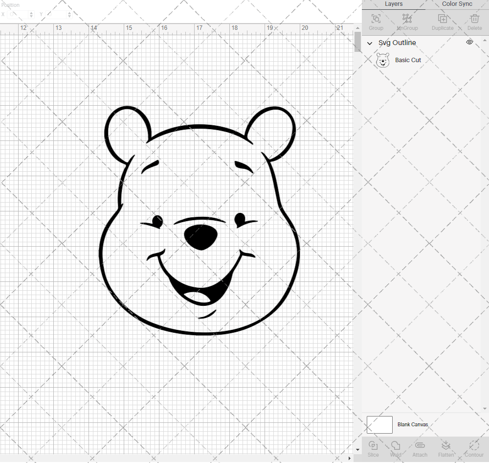 Winnie The Pooh 006, Svg, Dxf, Eps, Png - SvgShopArt