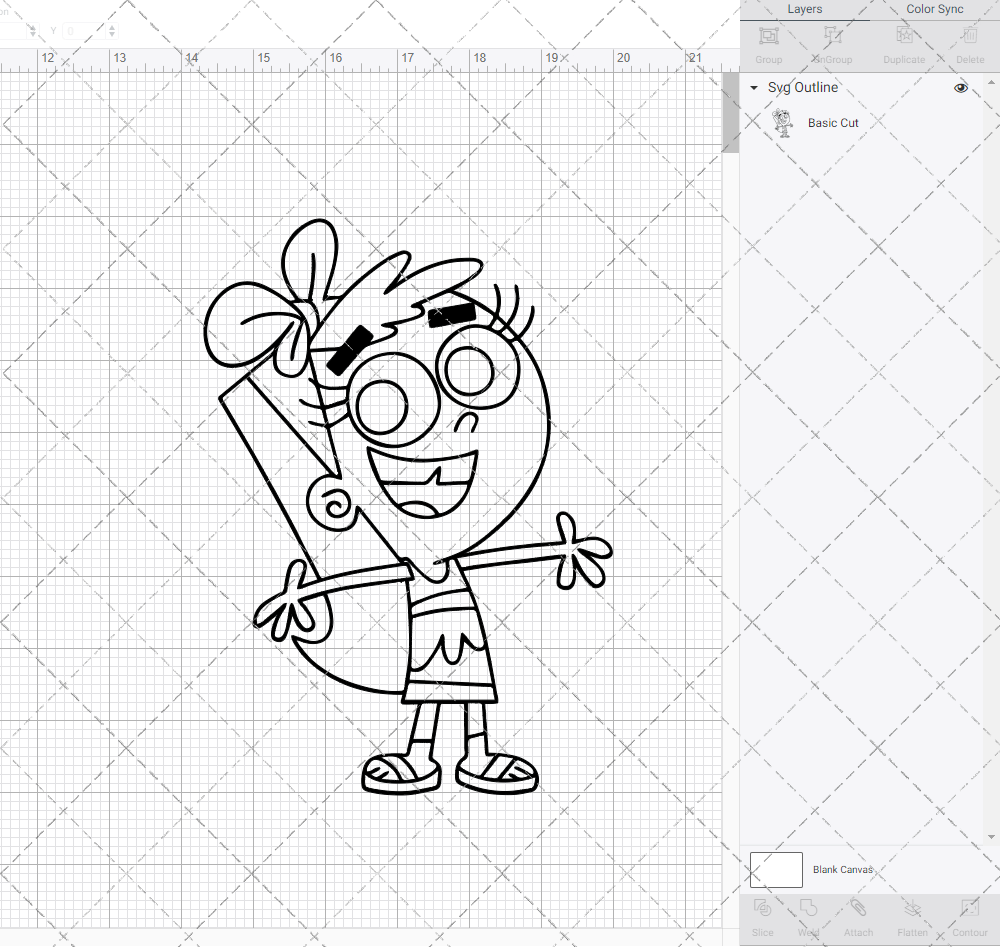 Chloe Carmichael - The Fairly Odd Parents, Svg, Dxf, Eps, Png - SvgShopArt
