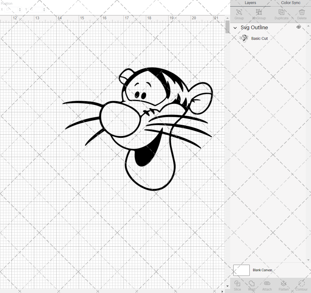 Tigger - Winnie The Pooh 007, Svg, Dxf, Eps, Png - SvgShopArt