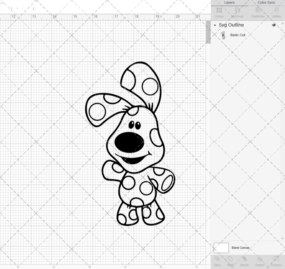 Polka Dots - Blue's Clues, Svg, Dxf, Eps, Png - SvgShopArt