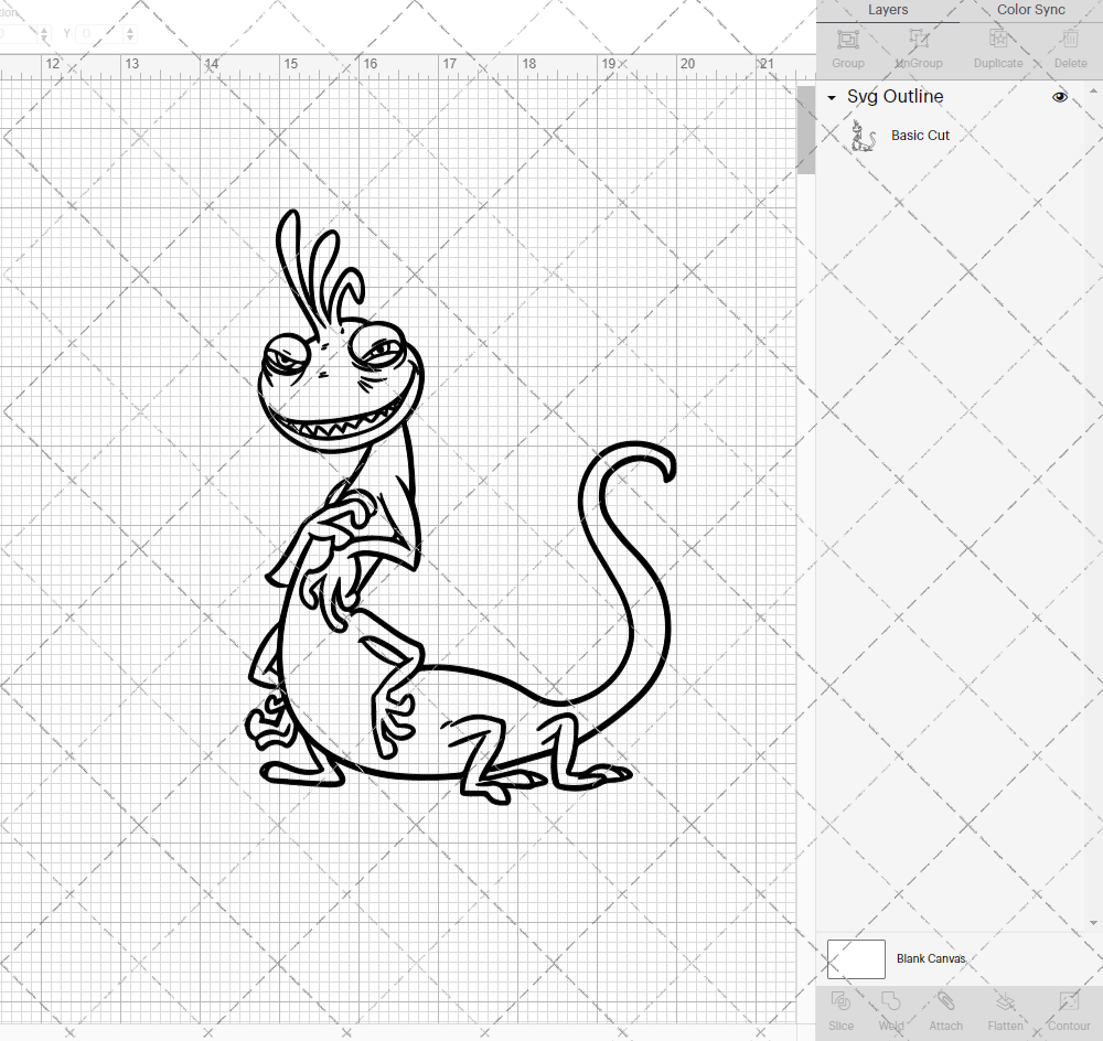 Randall Boggs - Monsters, inc. 002, Svg, Dxf, Eps, Png - SvgShopArt