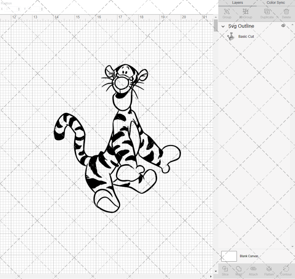 Tigger - Winnie The Pooh, Svg, Dxf, Eps, Png - SvgShopArt