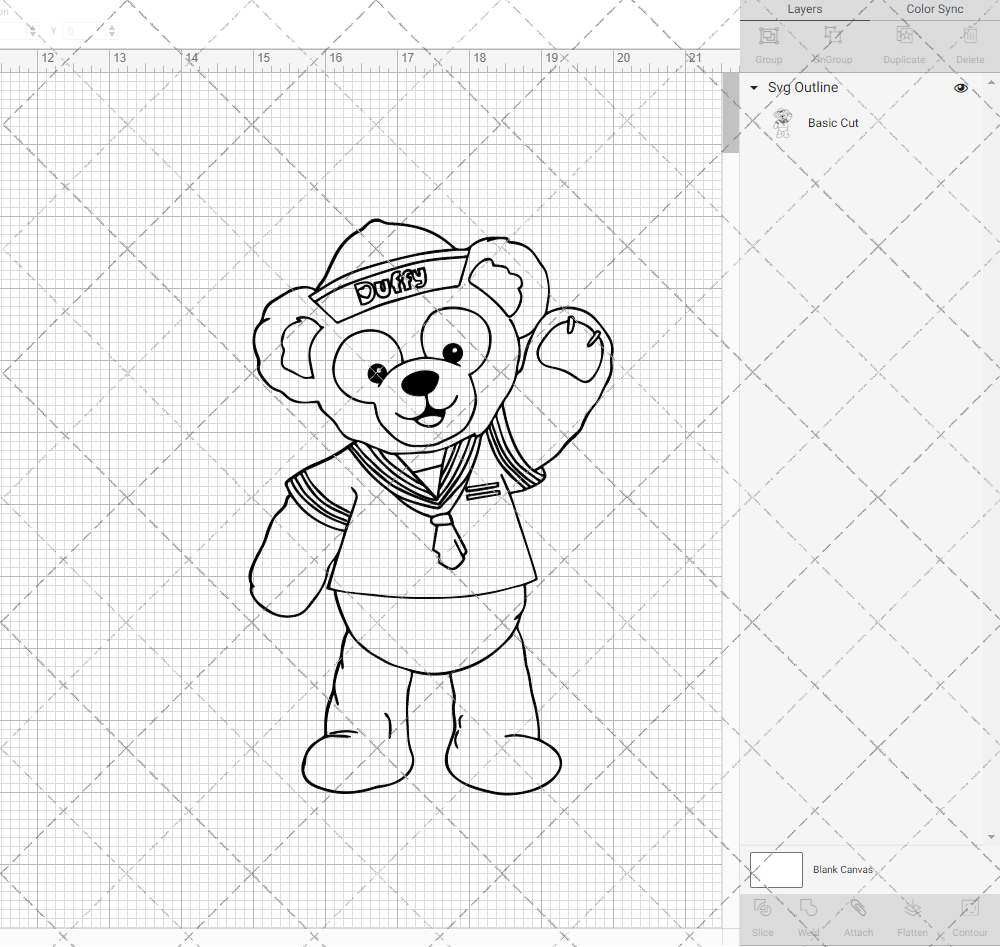 Duffy - Duffy and Friends, Svg, Dxf, Eps, Png - SvgShopArt