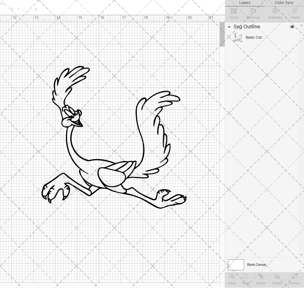 Road Runner - Looney Tunes 003, Svg, Dxf, Eps, Png - SvgShopArt