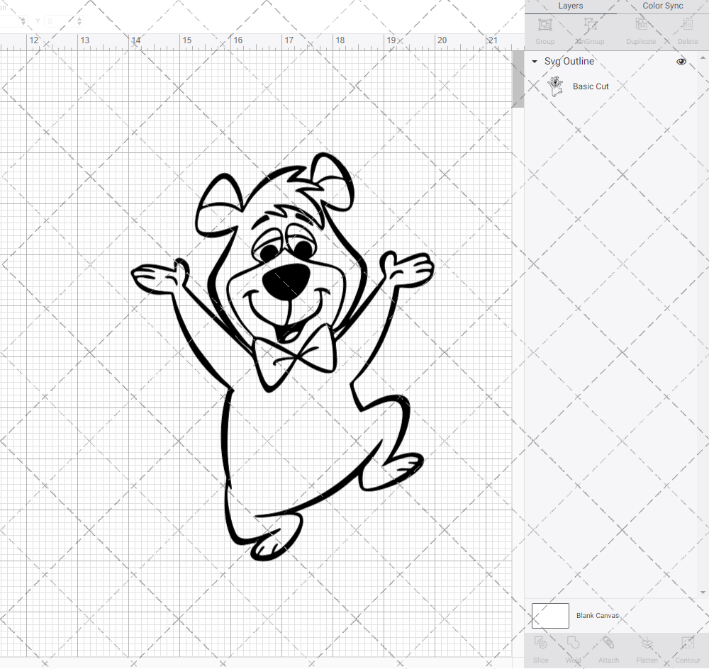 Boo-Boo Bear - Yogi Bear, Svg, Dxf, Eps, Png - SvgShopArt