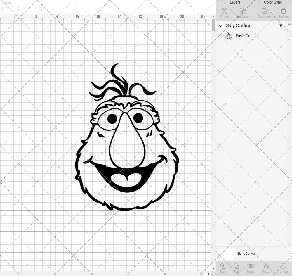 Telly Monster - Sesame Street, Svg, Dxf, Eps, Png - SvgShopArt