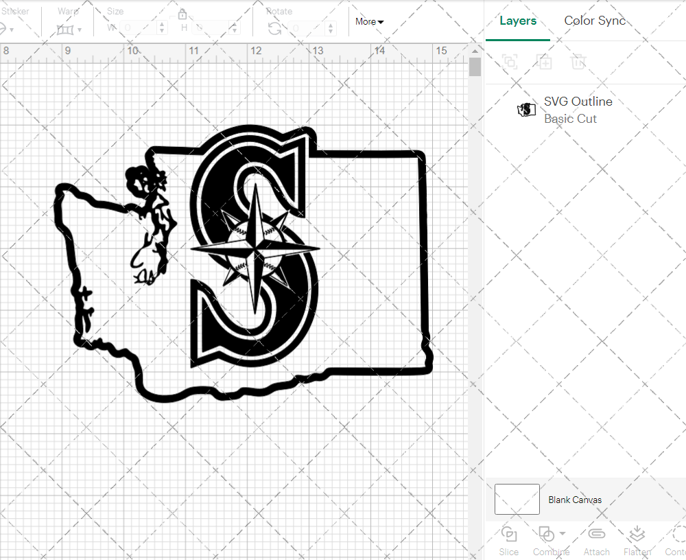 Seattle Mariners Concept 1993 003, Svg, Dxf, Eps, Png - SvgShopArt
