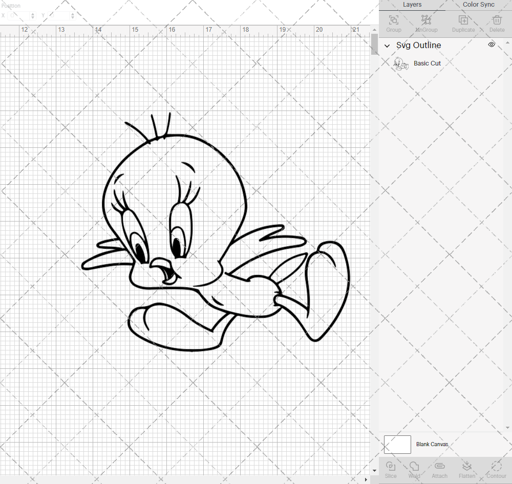 Tweety - Looney Tunes, Svg, Dxf, Eps, Png - SvgShopArt