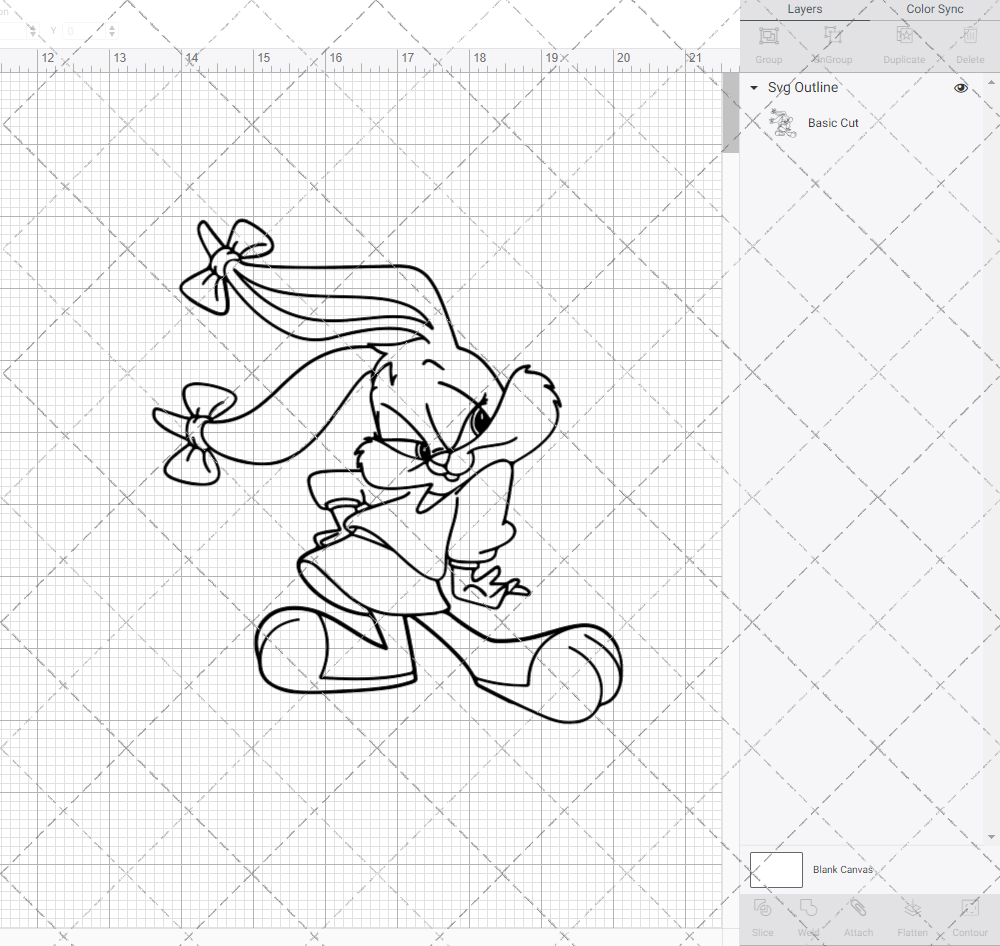 Babs Bunny - Tiny Toon Adventures, Svg, Dxf, Eps, Png SvgShopArt