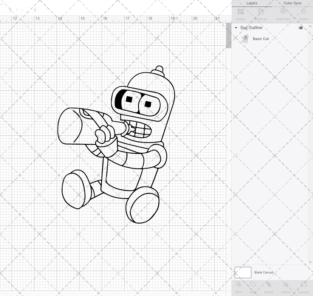 Baby Bender - Futurama, Svg, Dxf, Eps, Png SvgShopArt
