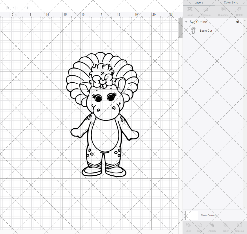 Baby Bop - Barney & Friends, Svg, Dxf, Eps, Png SvgShopArt