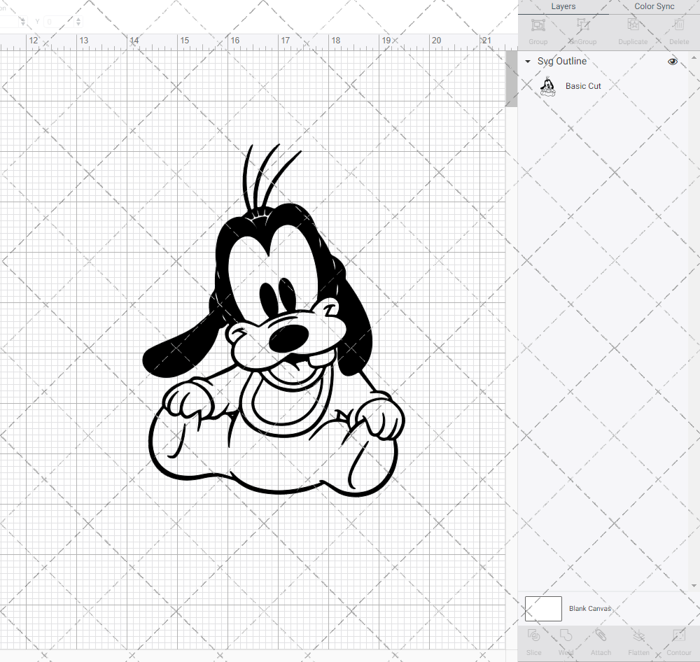 Baby Goofy, Svg, Dxf, Eps, Png SvgShopArt