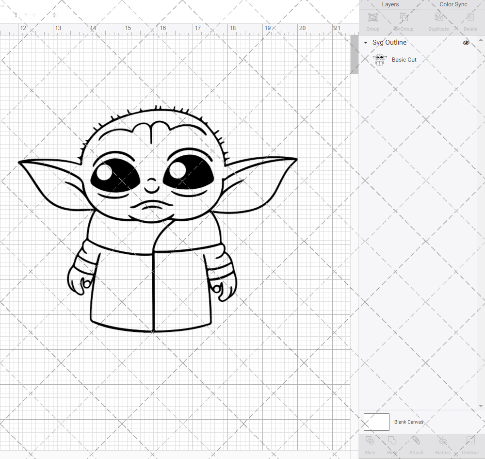 Baby Yoda - Mandalorian, Svg, Dxf, Eps, Png SvgShopArt