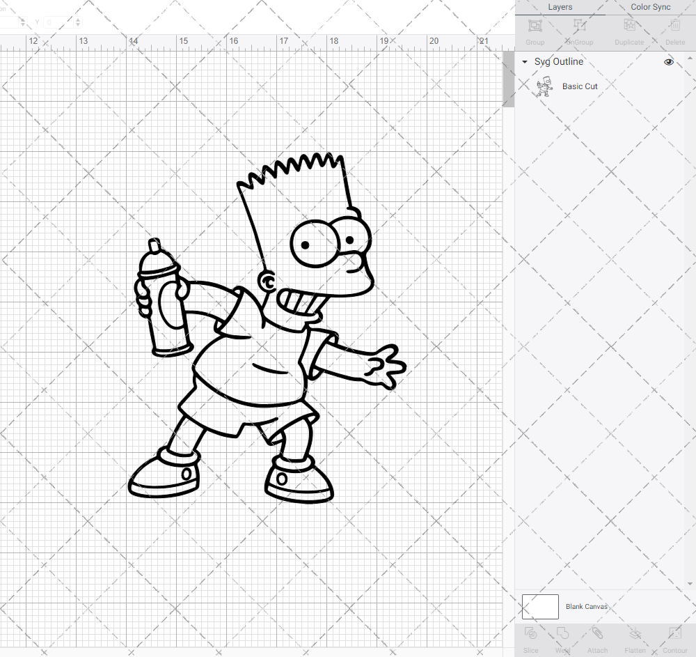 Bart Simpsons - The Simpsons 003, Svg, Dxf, Eps, Png SvgShopArt