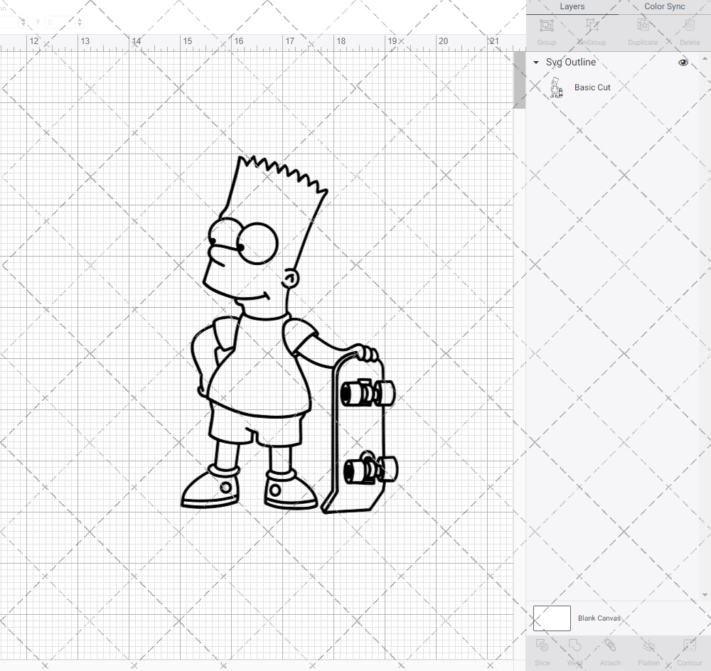 Bart Simpsons - The Simpsons, Svg, Dxf, Eps, Png SvgShopArt