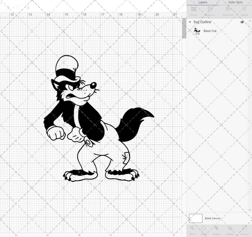 Big Bad Wolf, Svg, Dxf, Eps, Png SvgShopArt