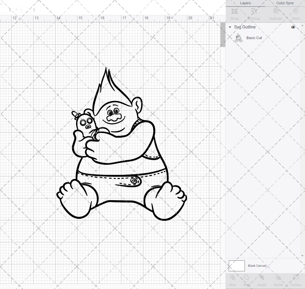 Biggie and Mr. Dinkles - Trolls 002, Svg, Dxf, Eps, Png SvgShopArt