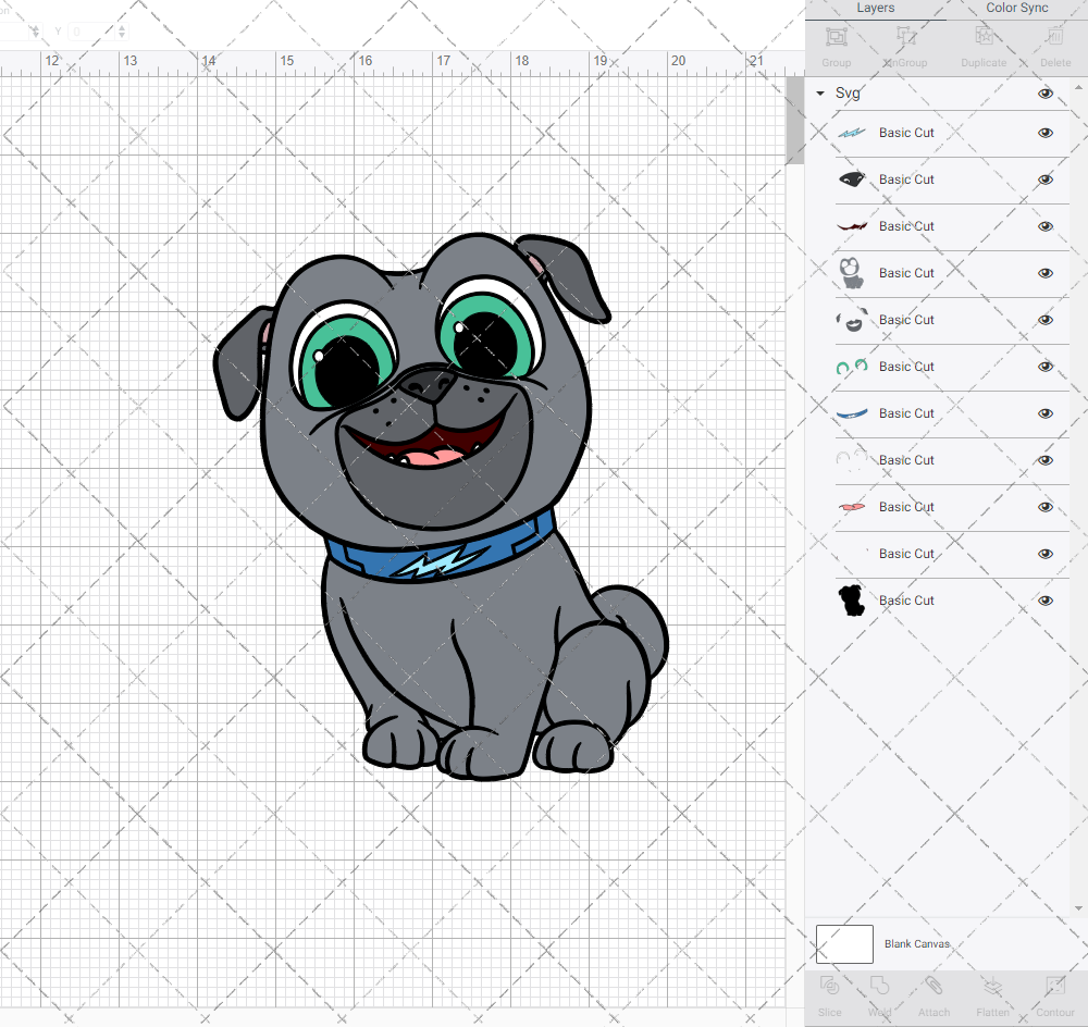 Bingo - Puppy Dog Pals, Svg, Dxf, Eps, Png SvgShopArt