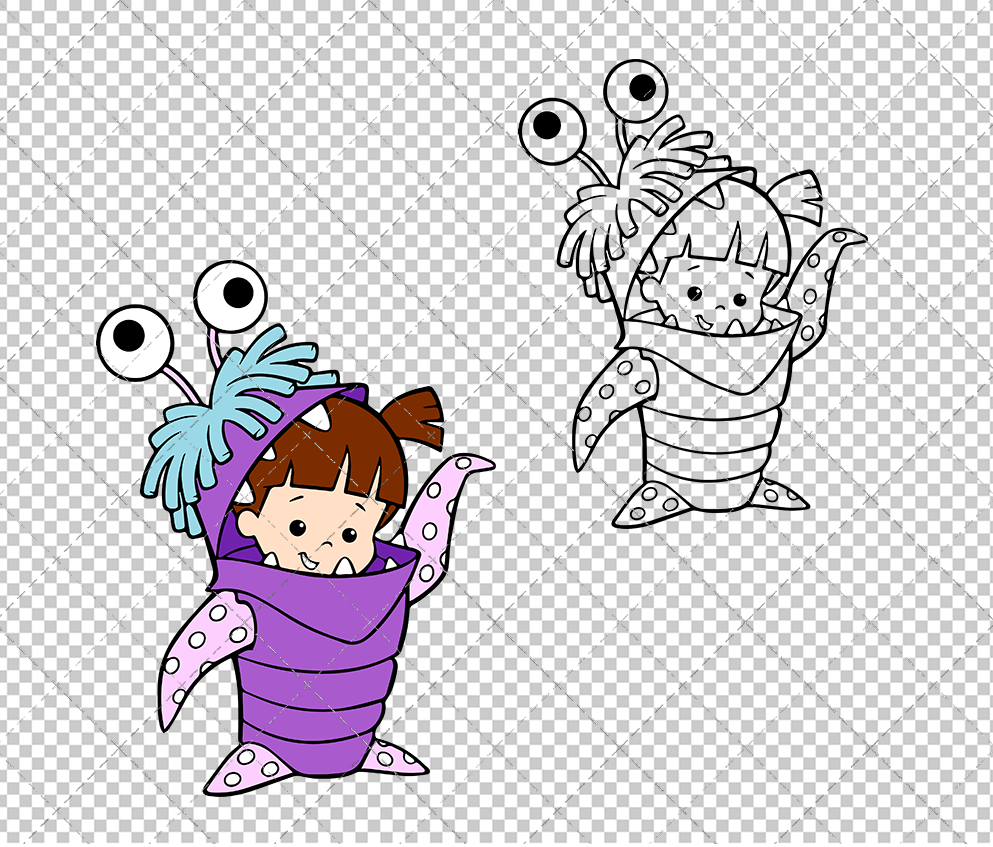 boo pictures from monsters inc Boo - Monsters, Inc., Svg, Dxf, Eps, Png