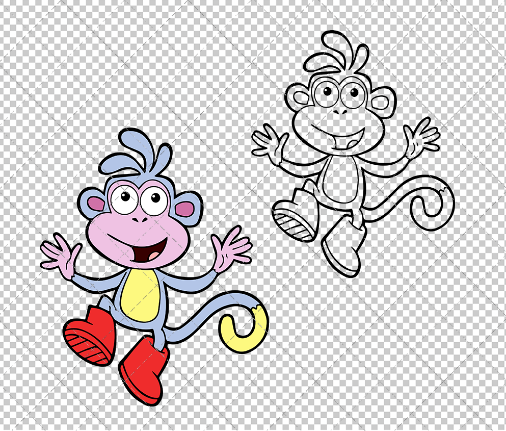 Boots - Dora the Explorer, Svg, Dxf, Eps, Png SvgShopArt