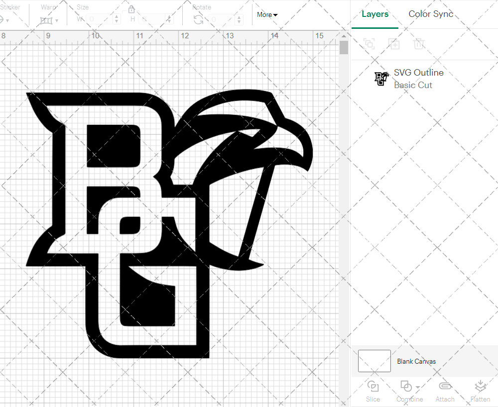 Bowling Green Falcons Alternate 2004 008, Svg, Dxf, Eps, Png 003