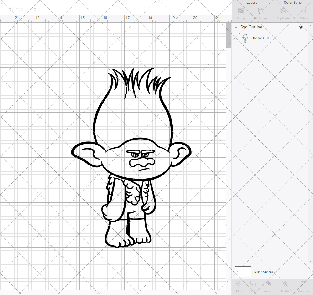 Branch - Trolls 002, Svg, Dxf, Eps, Png SvgShopArt