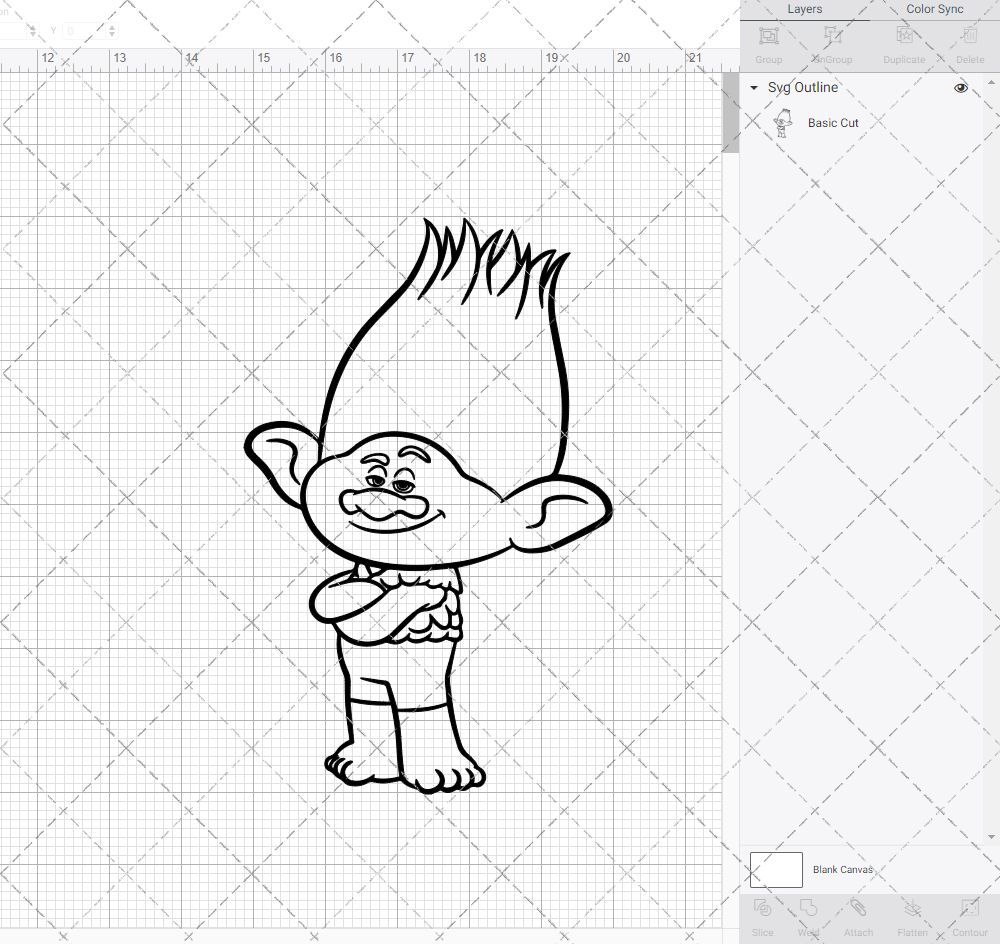 Branch - Trolls, Svg, Dxf, Eps, Png SvgShopArt