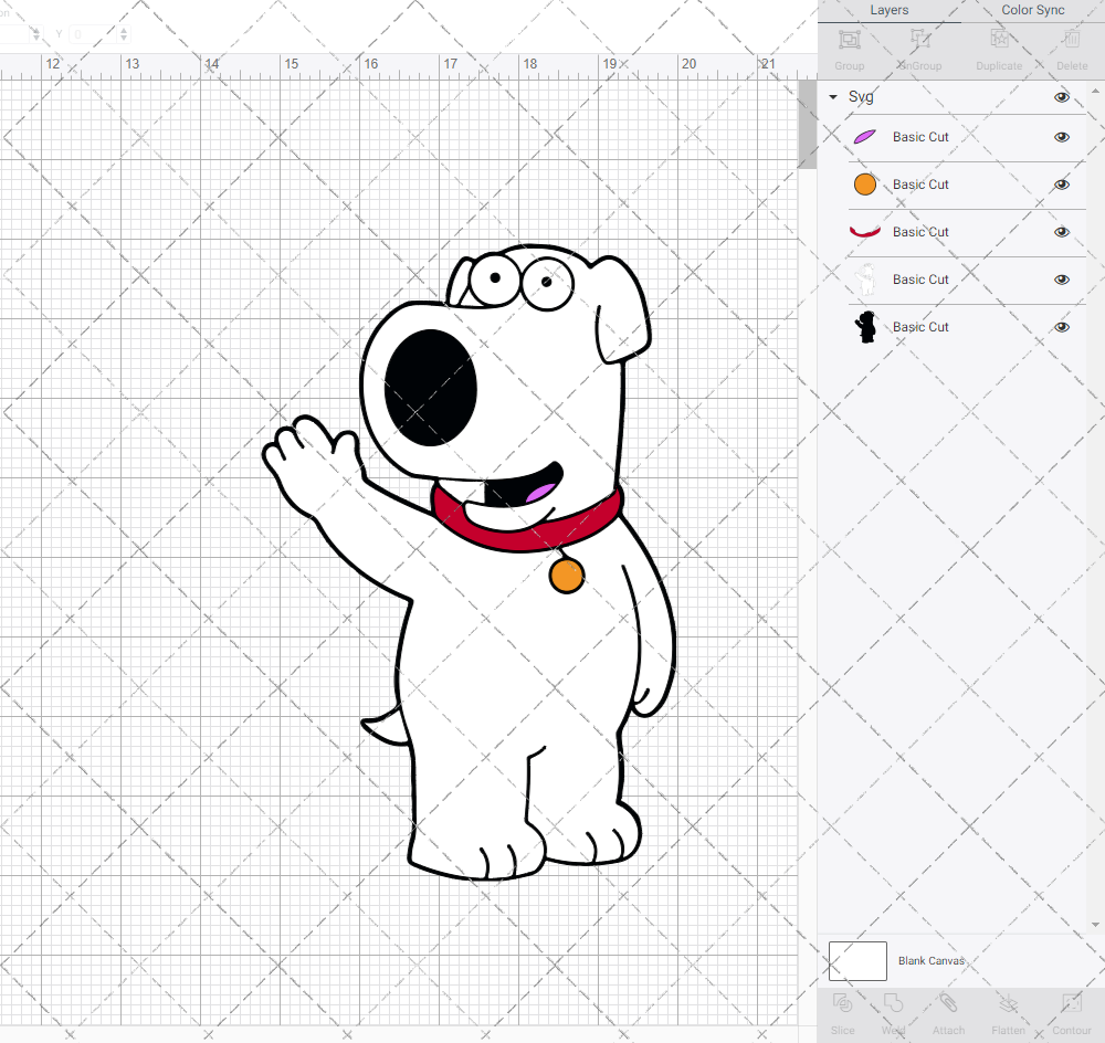 Brian Griffin - Family Guy, Svg, Dxf, Eps, Png SvgShopArt