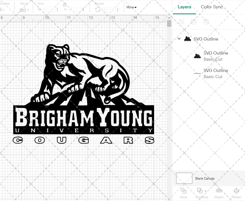 Brigham Young Cougars 1999, Svg, Dxf, Eps, Png 006
