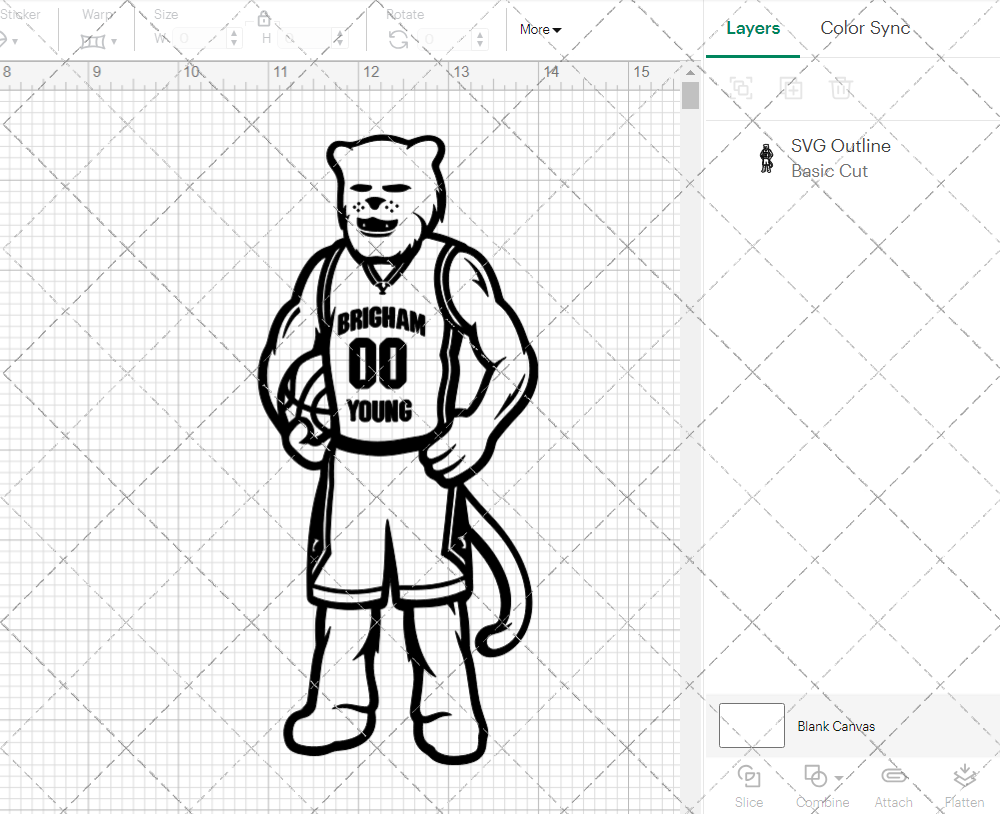 Brigham Young Cougars Mascot 2010 002, Svg, Dxf, Eps, Png 003