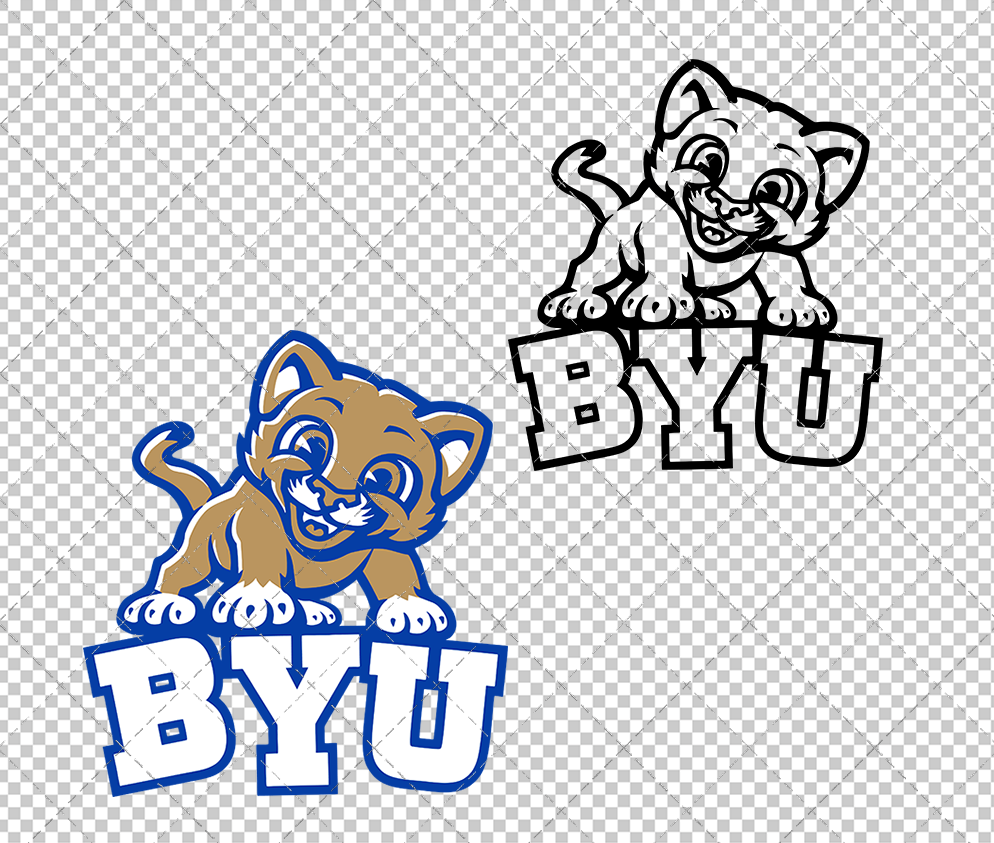 Brigham Young Cougars Misc 2016 002, Svg, Dxf, Eps, Png