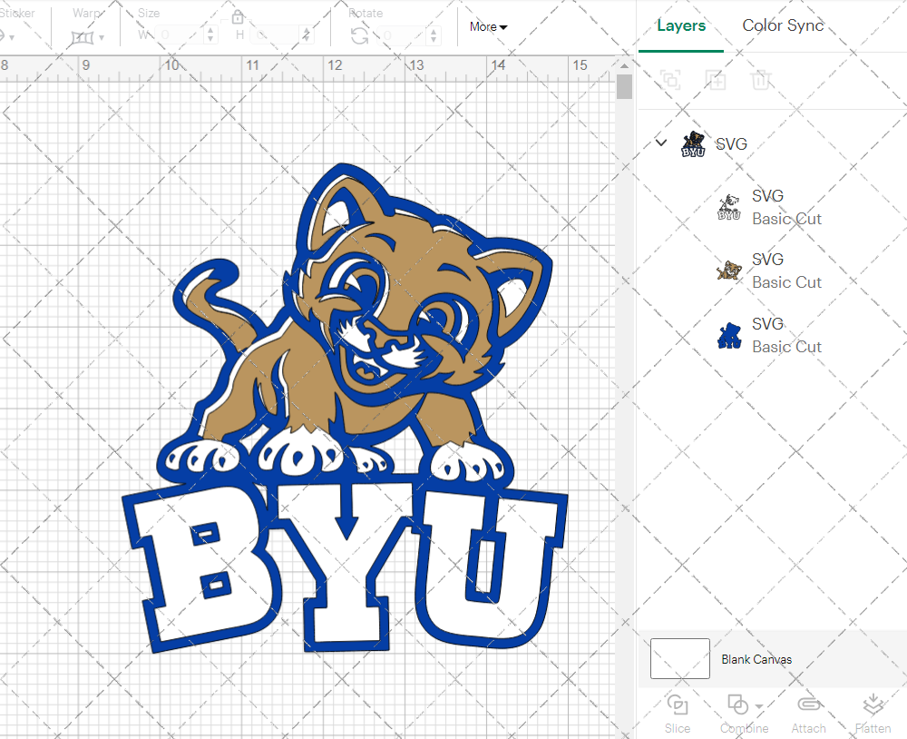 Brigham Young Cougars Misc 2016 002, Svg, Dxf, Eps, Png 002