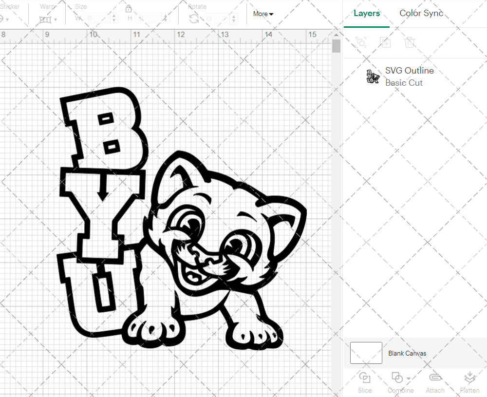 Brigham Young Cougars Misc 2016, Svg, Dxf, Eps, Png 003