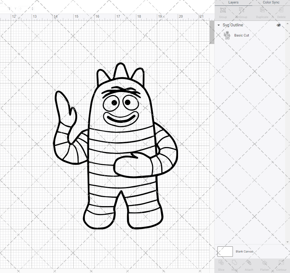 Brobee - Yo Gabba Gabba, Svg, Dxf, Eps, Png SvgShopArt