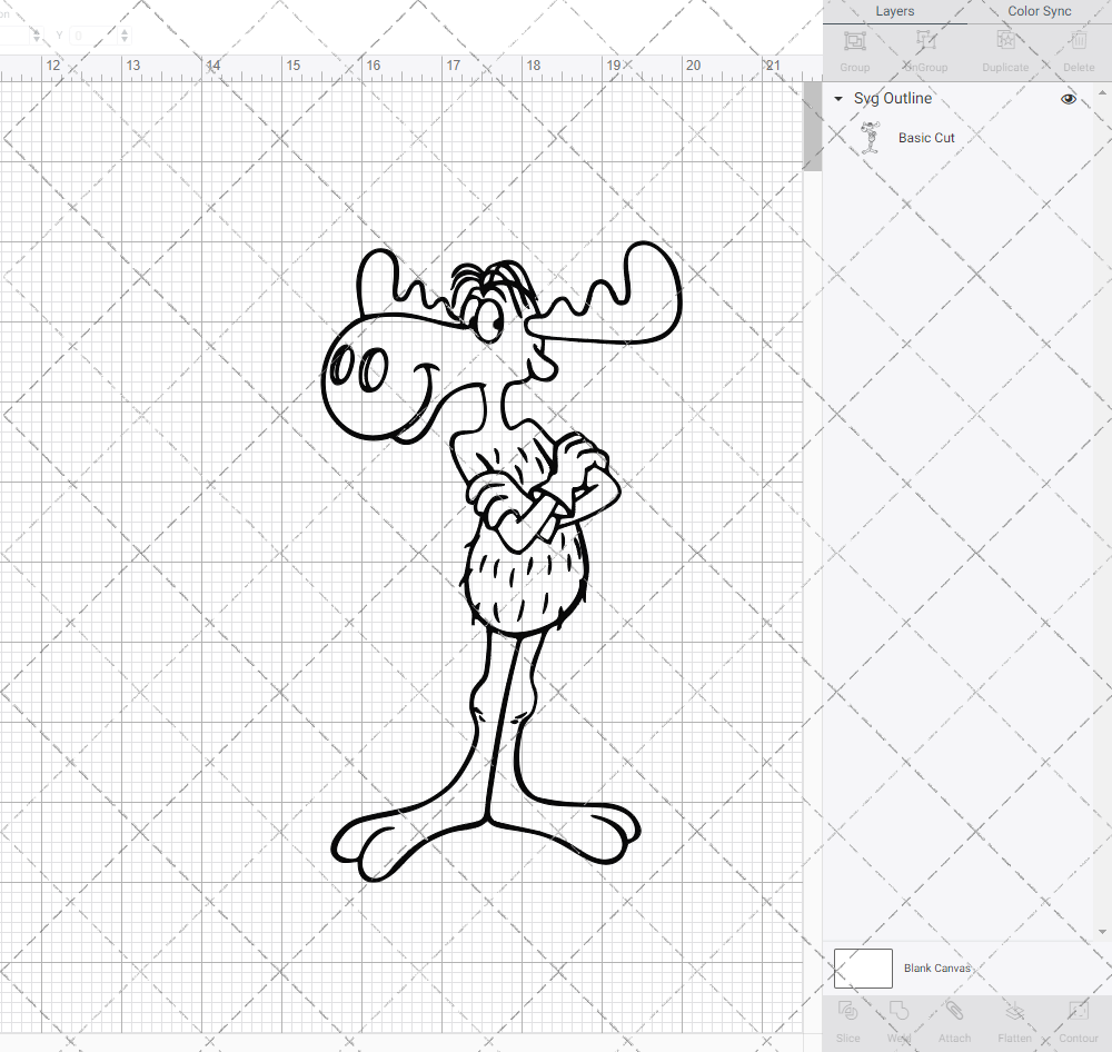 Bullwinkle - Rocky and Bullwinkle, Svg, Dxf, Eps, Png SvgShopArt