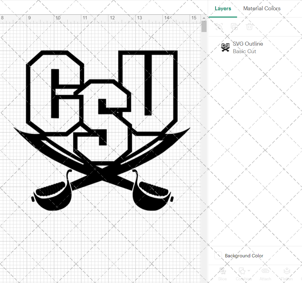 CSU Buccaneers Alternate 2004, Svg, Dxf, Eps, Png - SvgShopArt