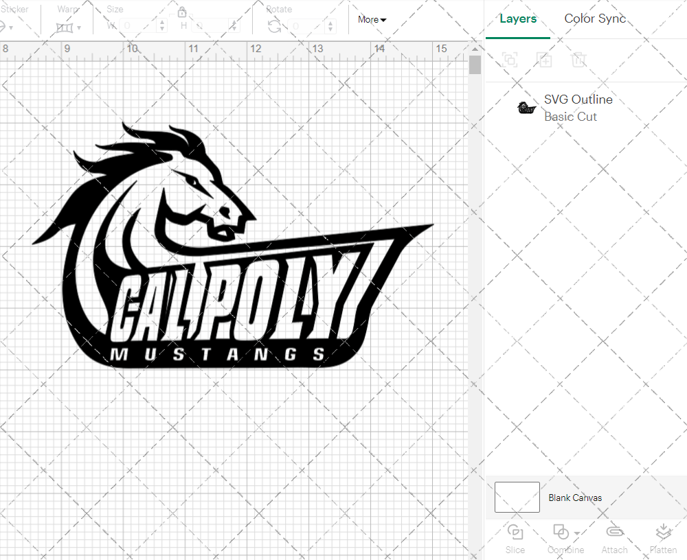 Cal Poly Mustangs 2000, Svg, Dxf, Eps, Png - SvgShopArt