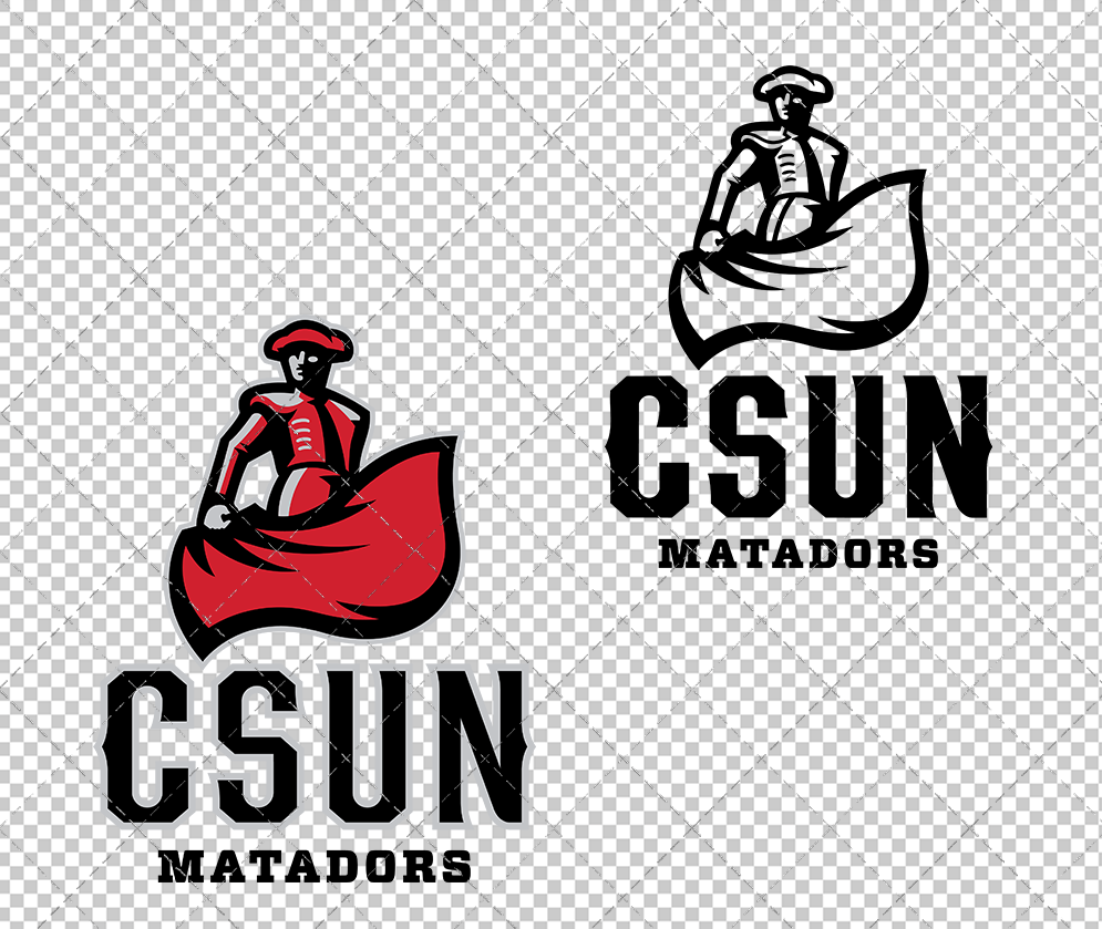 Cal State Northridge Matadors Secondary 2014, Svg, Dxf, Eps, Png - SvgShopart