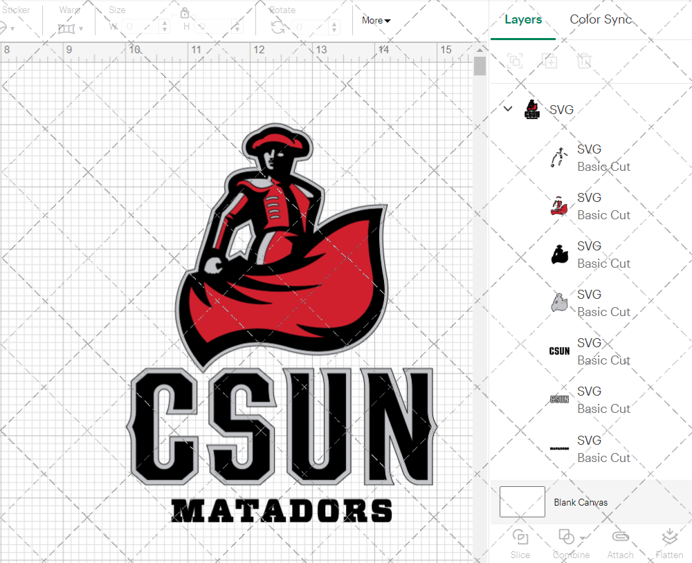 Cal State Northridge Matadors Secondary 2014, Svg, Dxf, Eps, Png - SvgShopArt