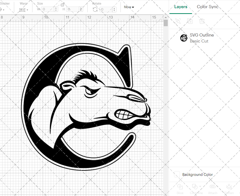 Campbell Fighting Camels Alternate 2008 002, Svg, Dxf, Eps, Png - SvgShopArt