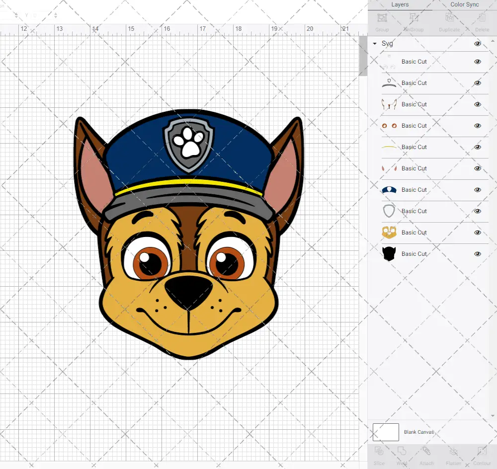 Chase - Paw Patrol, Svg, Dxf, Eps, Png SvgShopArt