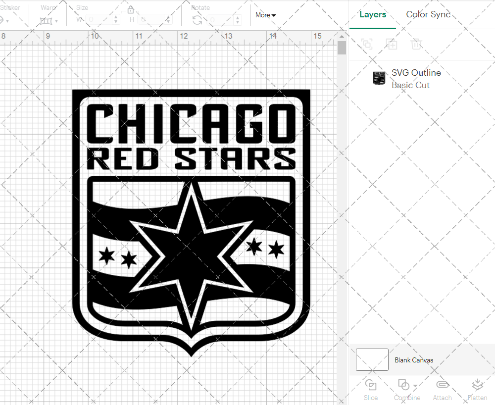 Chicago Red Stars 2013, Svg, Dxf, Eps, Png 003