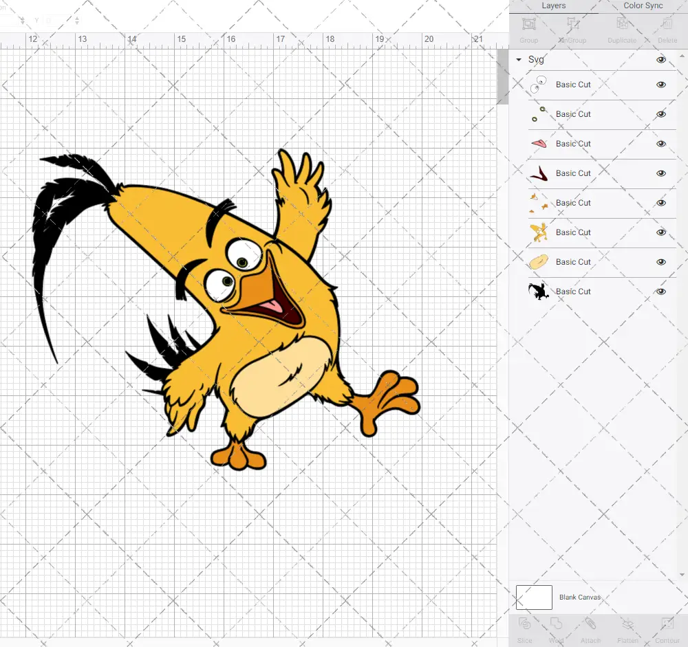 Chuck - The Angry Birds, Svg, Dxf, Eps, Png SvgShopArt