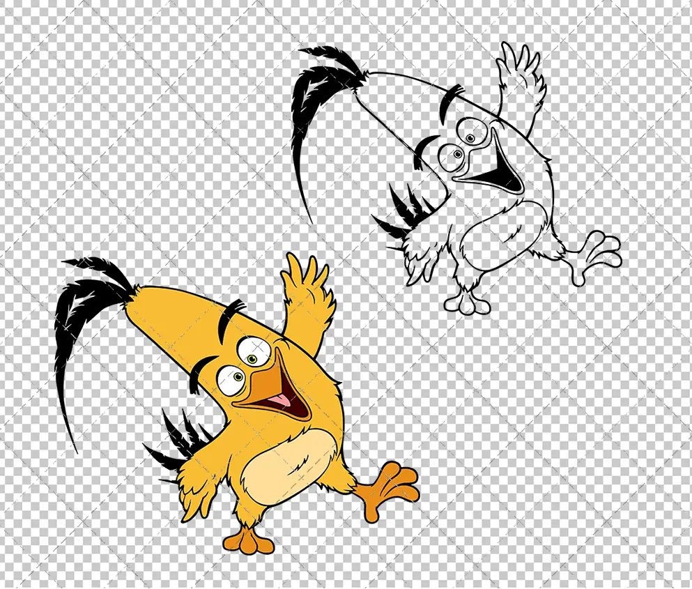 Chuck - The Angry Birds, Svg, Dxf, Eps, Png SvgShopArt